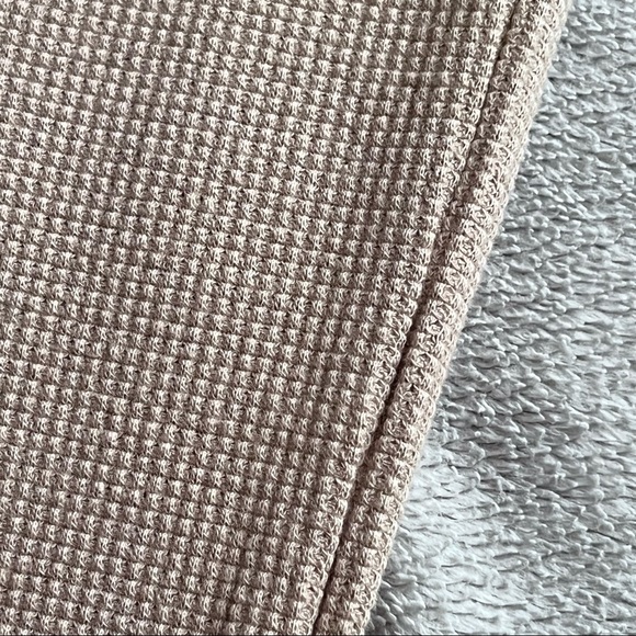 NWT Skin Leona High Rise Waffle Knit Drawstring Lounge Leggings Elm Sz 4 XL - Picture 5 of 15